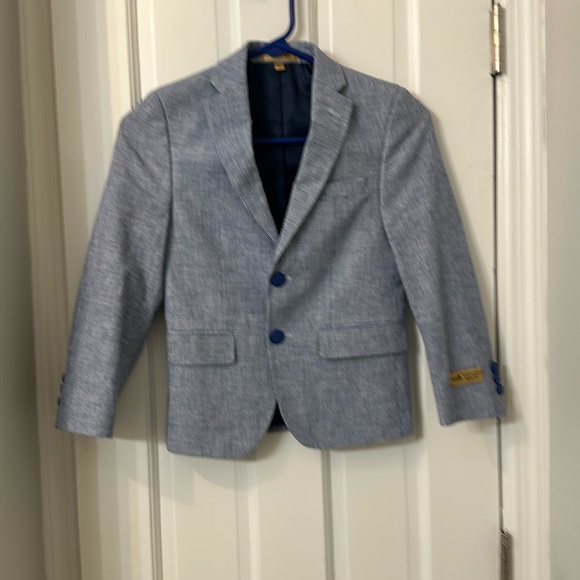 Class Club Jackets & Coats Boys Size 8 Cotton Linen Blazer Nwt